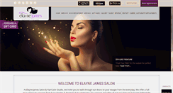 Desktop Screenshot of elaynejamessalon.com